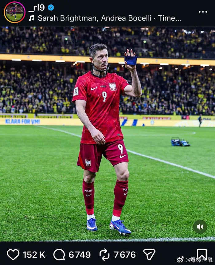 莱万或告别国家队？37岁巴萨前锋坦言未来需深思